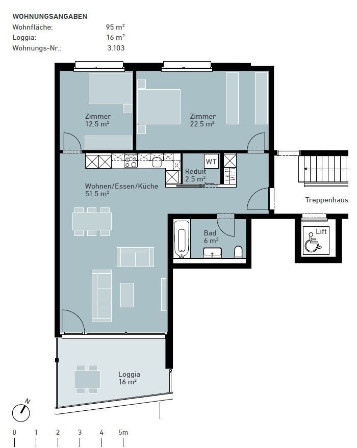 3 ½ rooms apartment, Foto 7 von 7