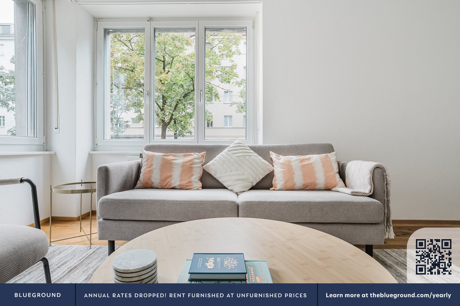 2 ½ pièces appartement meublé