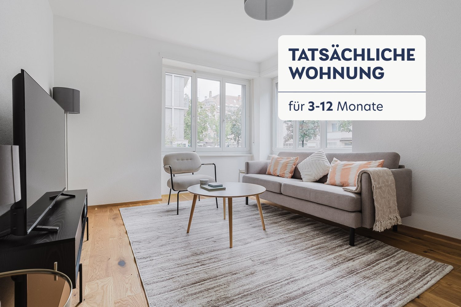2 ½ pièces appartement meublé