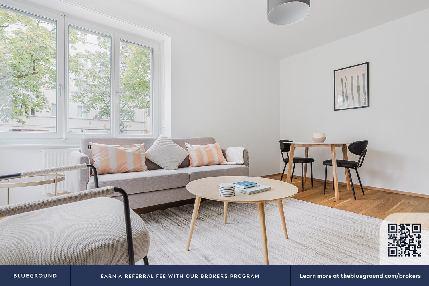 2 ½ pièces appartement meublé