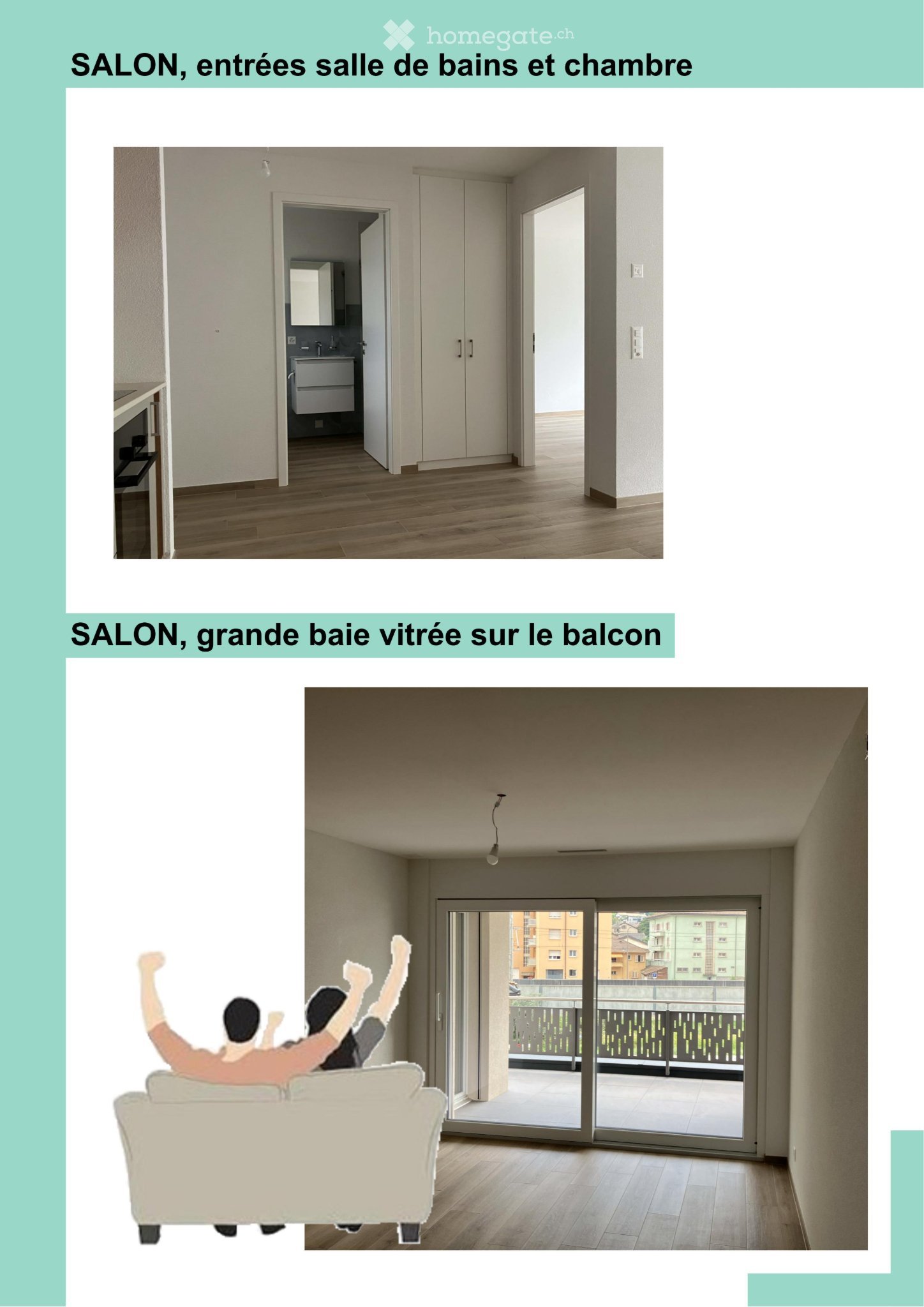 2 ½ Zimmer Wohnung, Foto 4 von 6