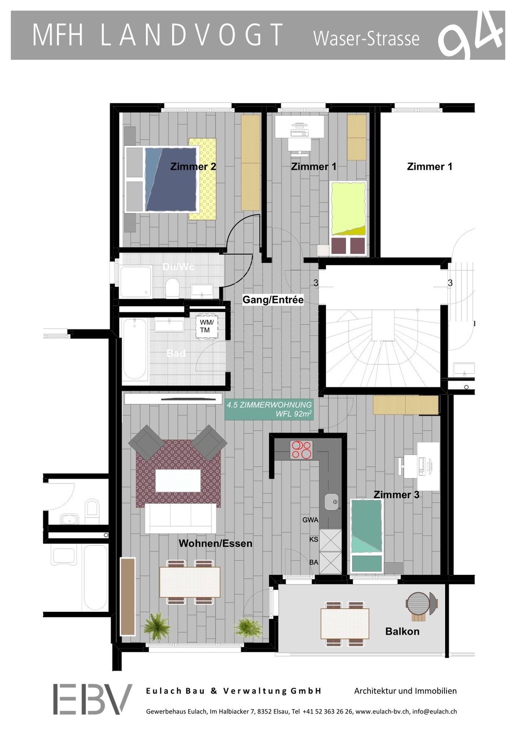 4 ½ rooms apartment, Foto 2 von 8