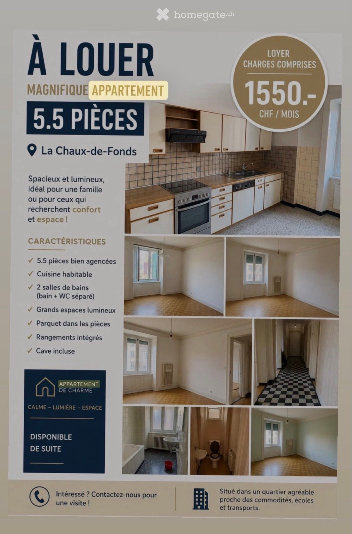 Appartement de 5 pièces