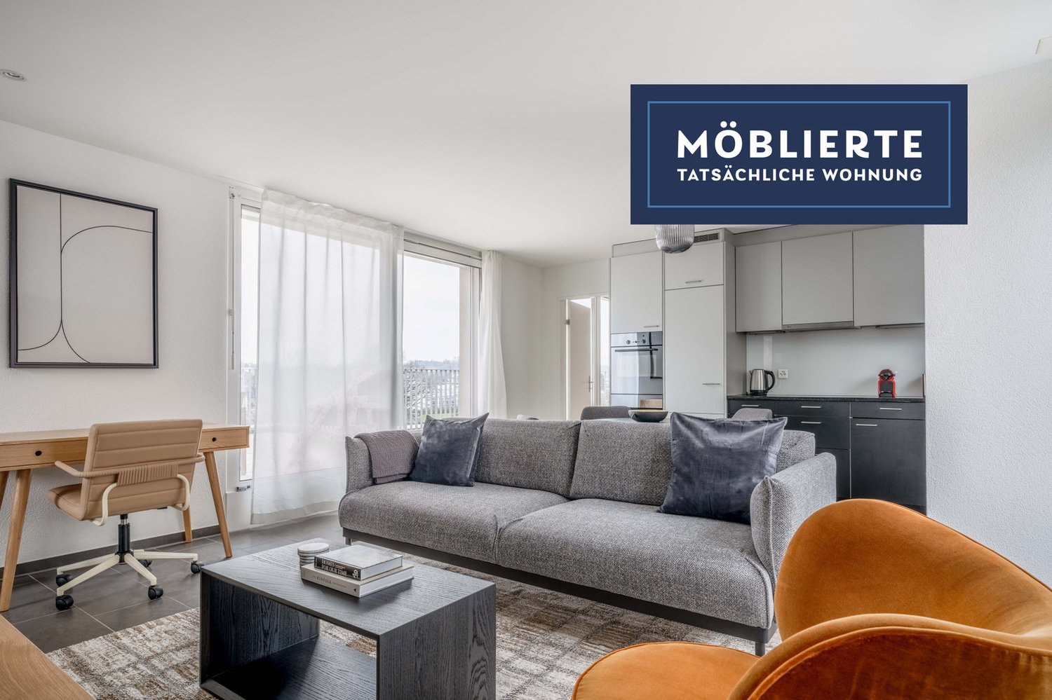 2 ½ pièces appartement meublé