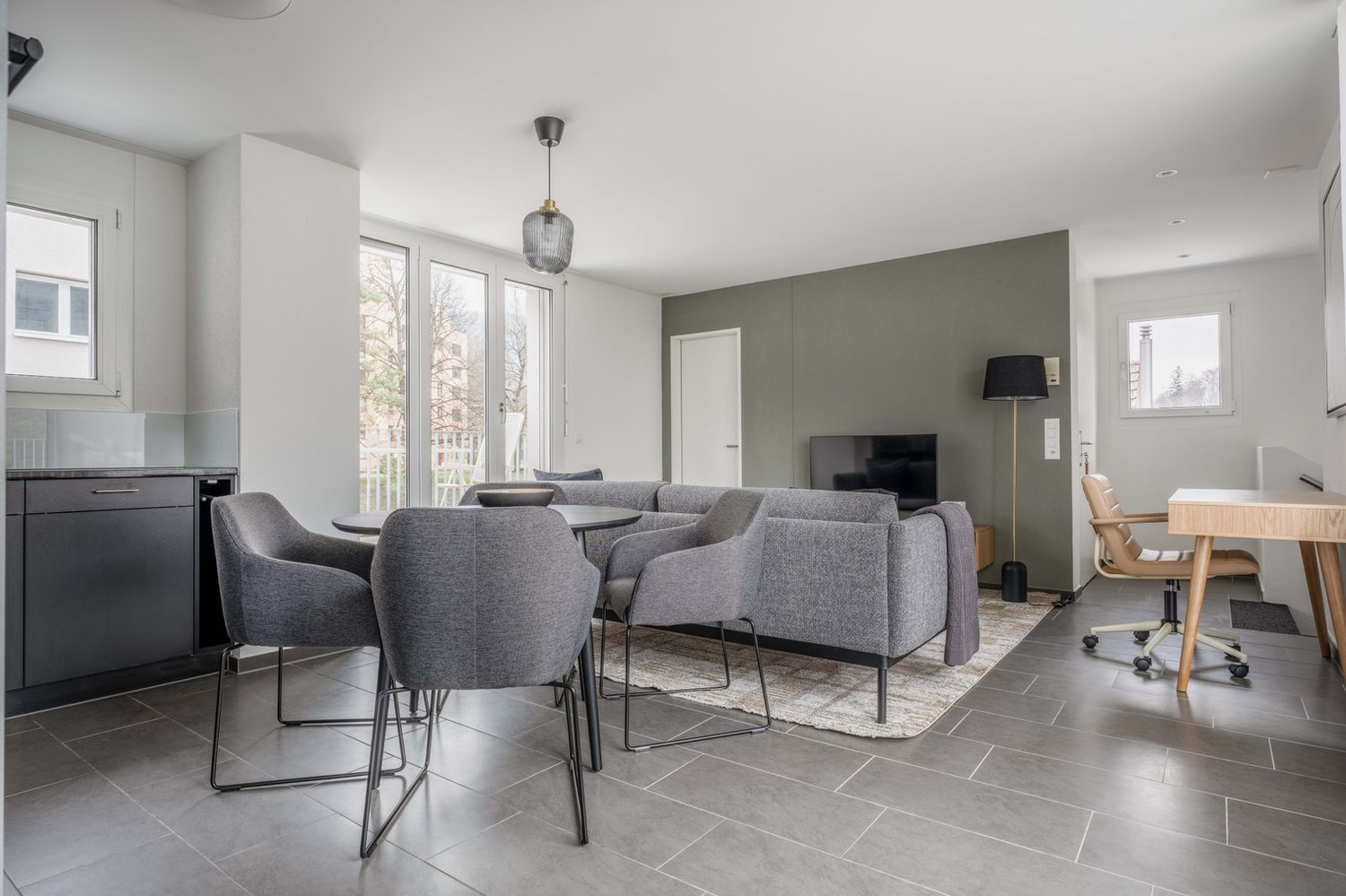 2 ½ pièces appartement meublé