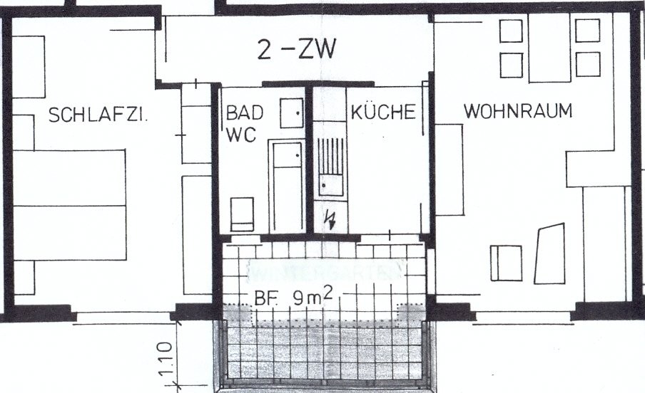 2 rooms apartment, Foto 6 von 7