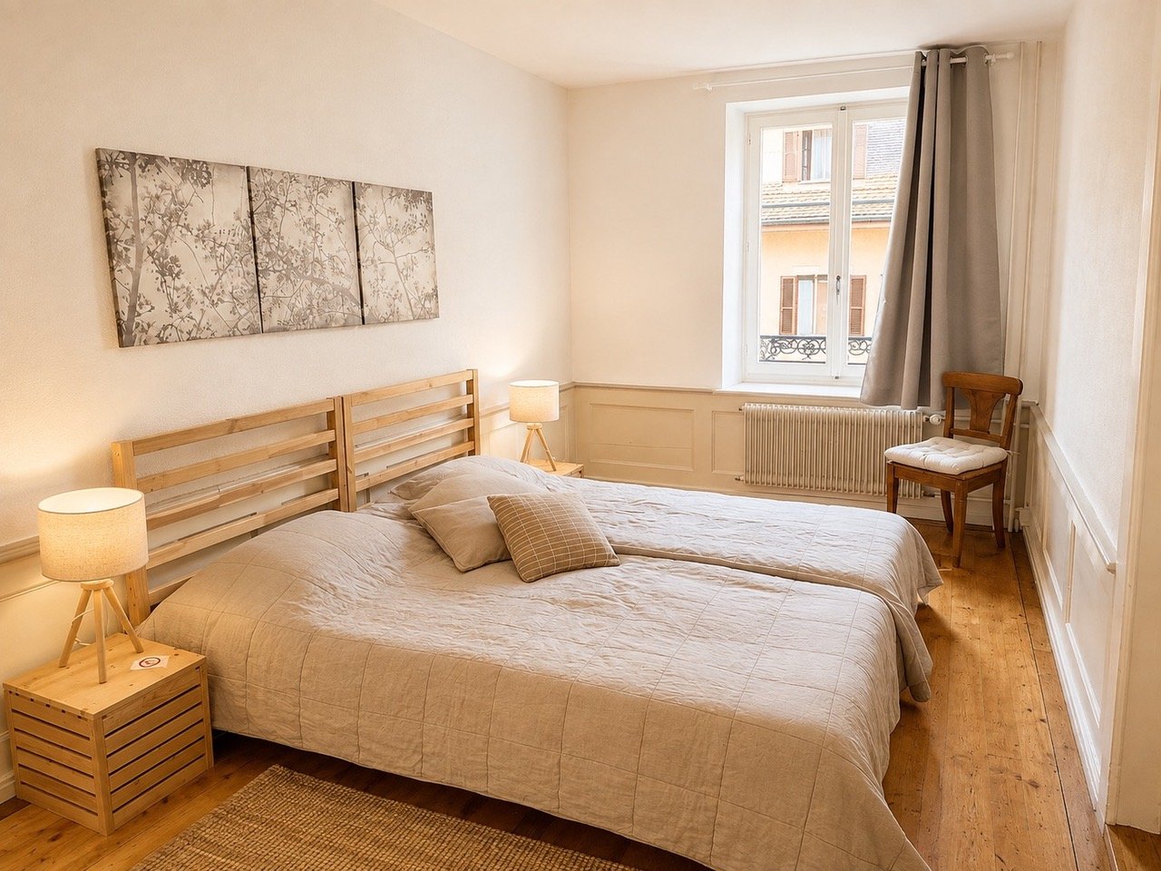 3 ½ rooms furnished flat