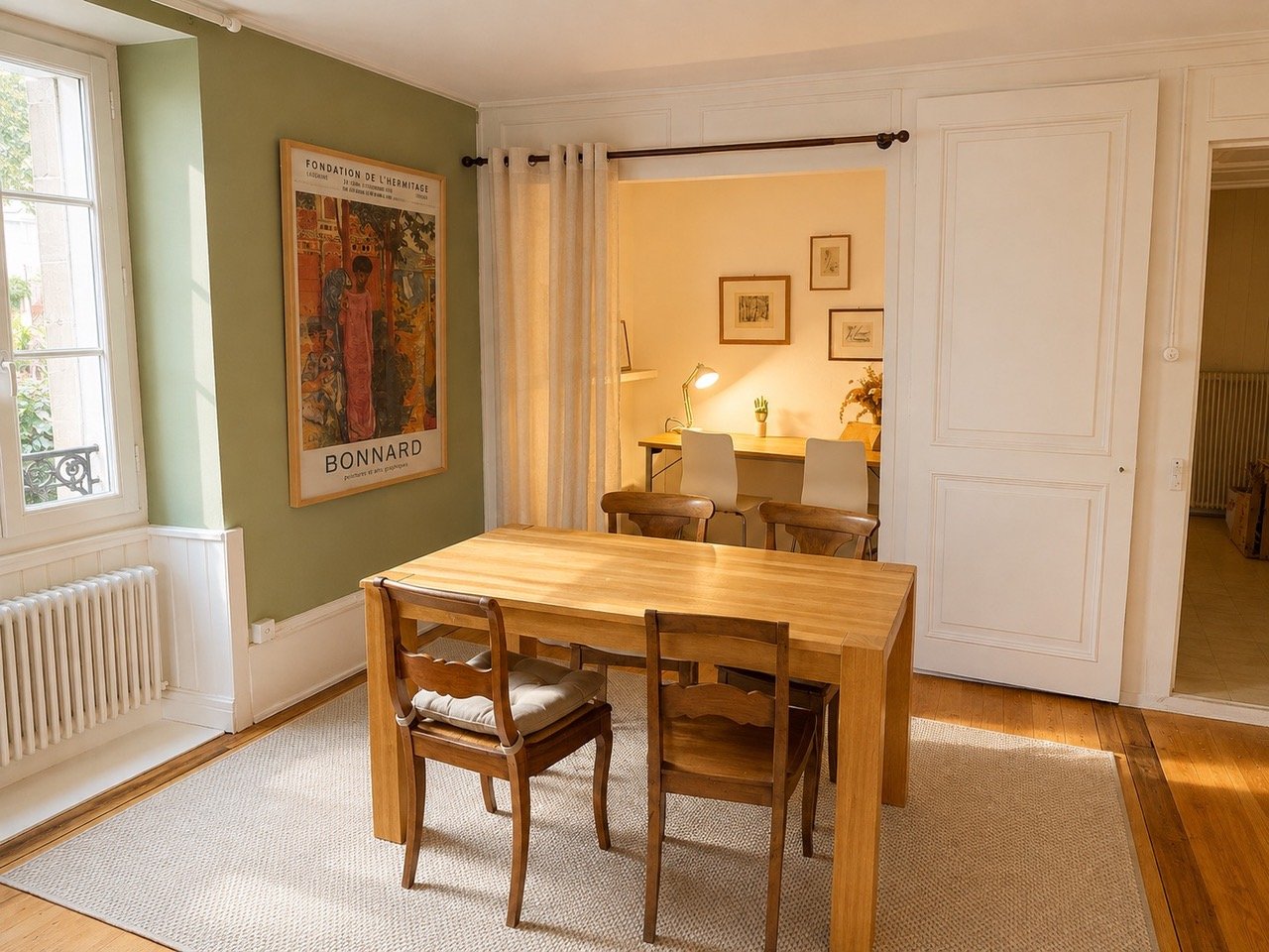 3 ½ rooms furnished flat