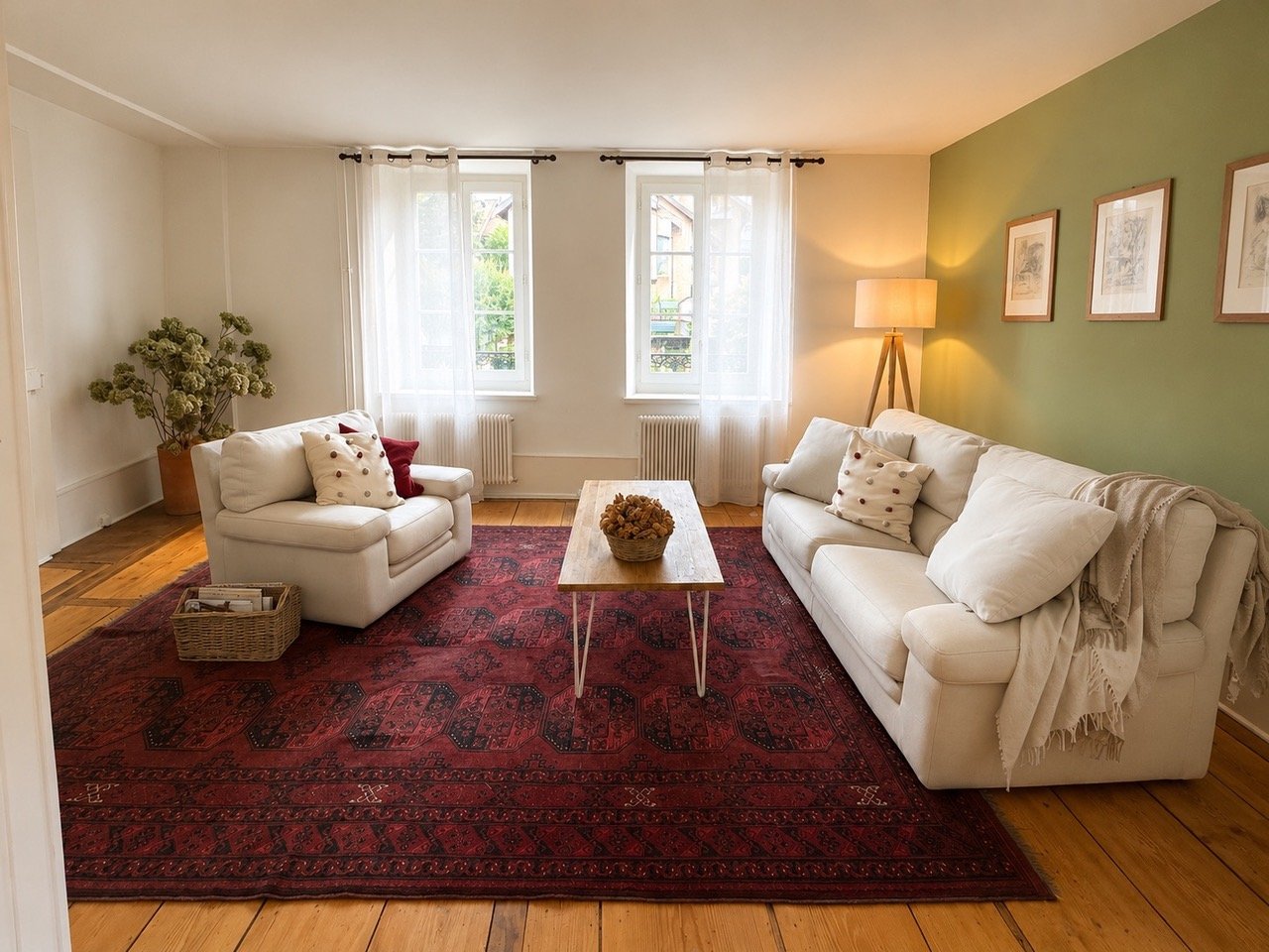 3 ½ rooms furnished flat