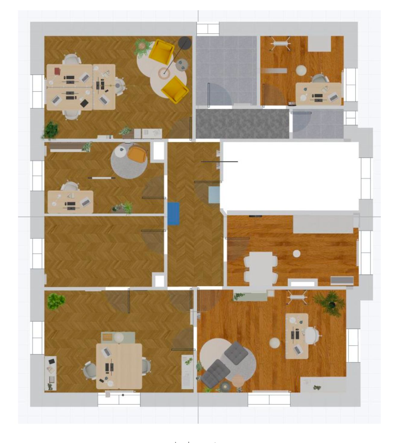 10m² office
