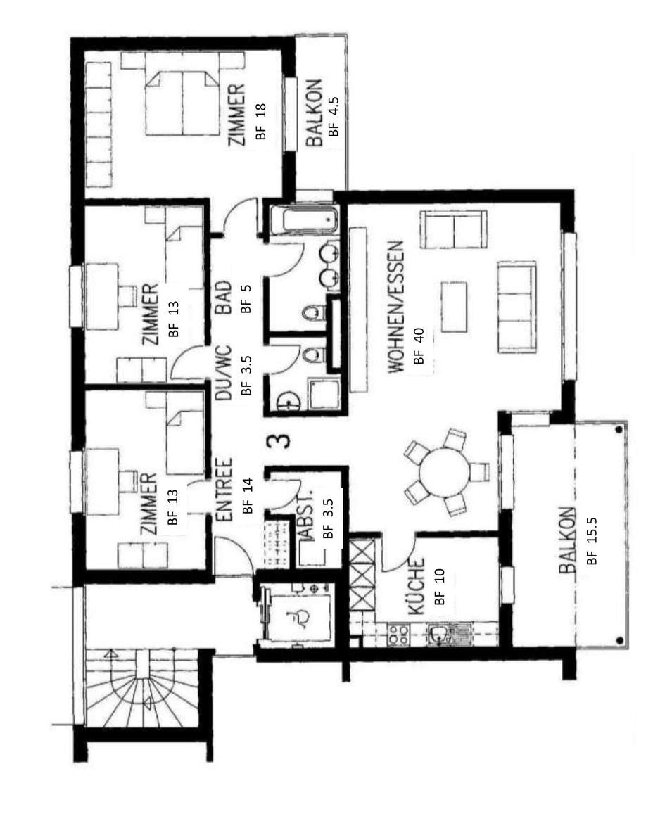 4 ½ rooms apartment
