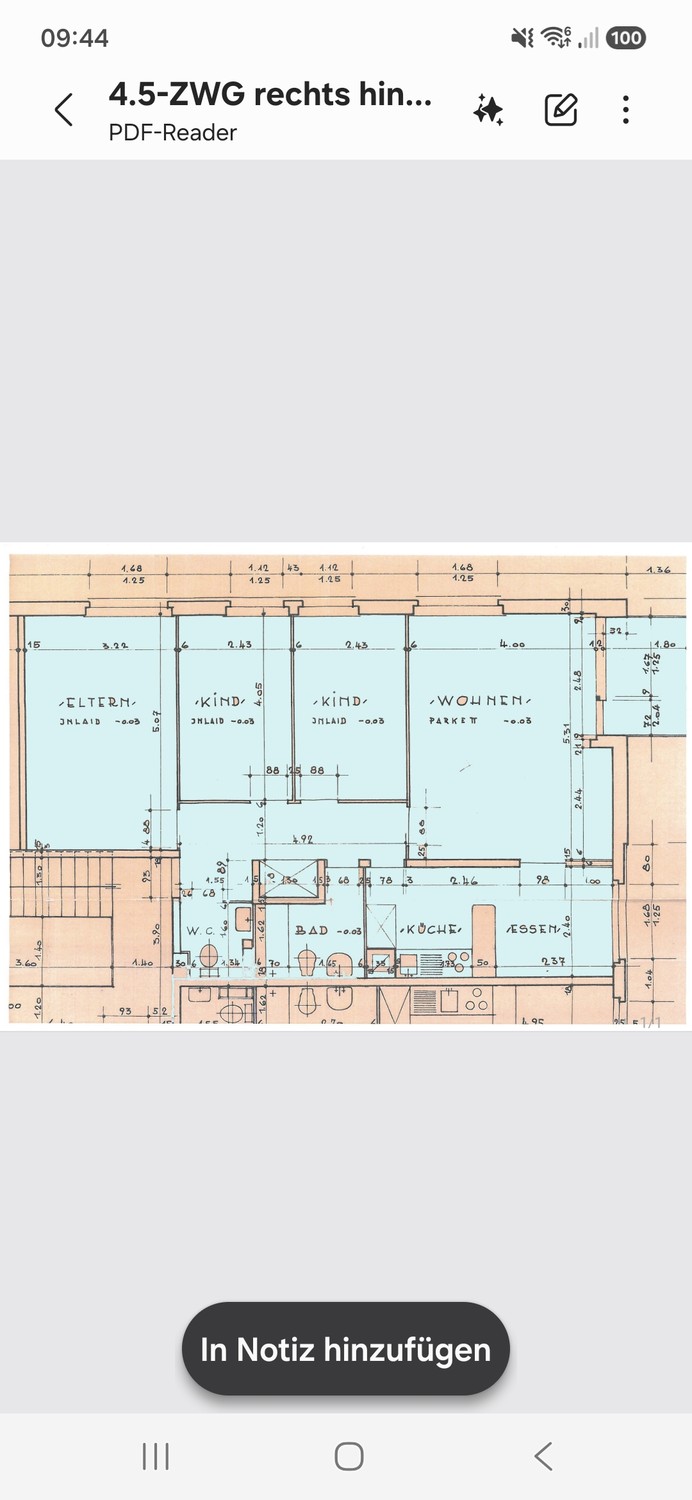 4 ½ rooms apartment
