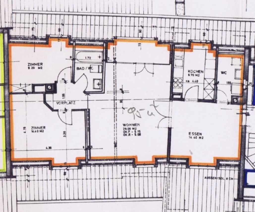 Appartement de 3 ½ pièces
