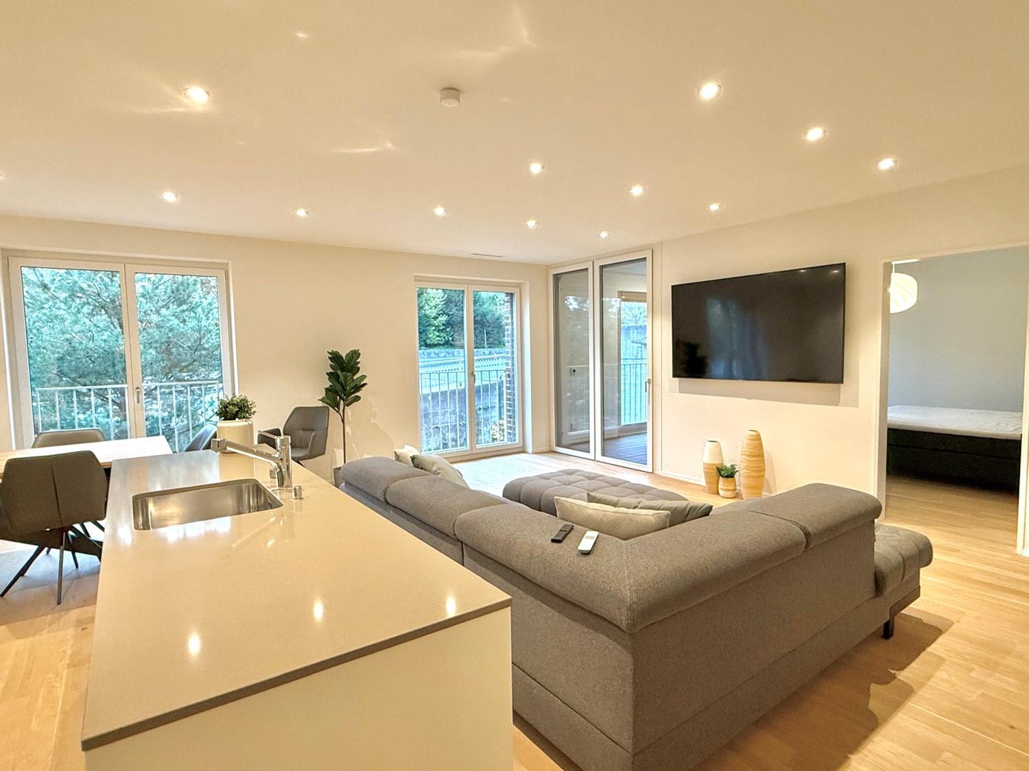 2 ½ rooms furnished flat