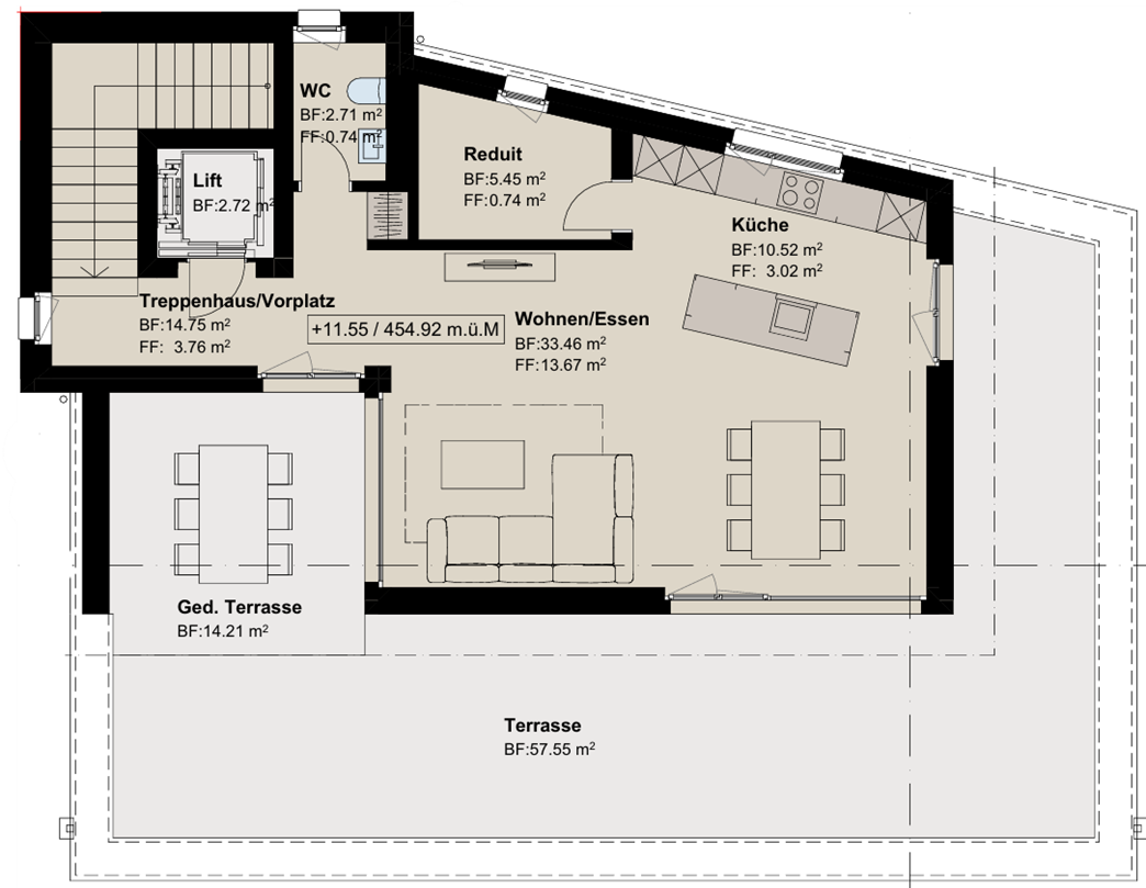 Appartement de 5 ½ pièces