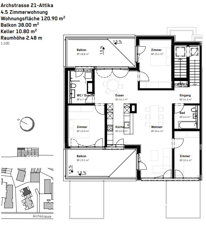 Appartement de 4 ½ pièces