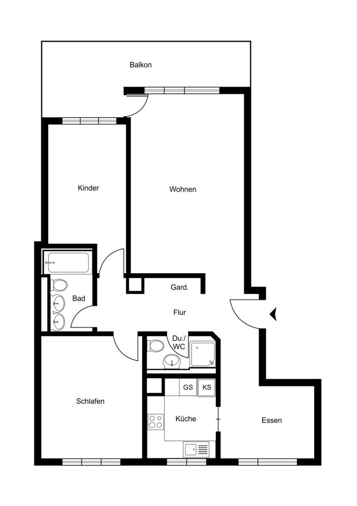 3 ½ rooms apartment, photo 9 sur 9