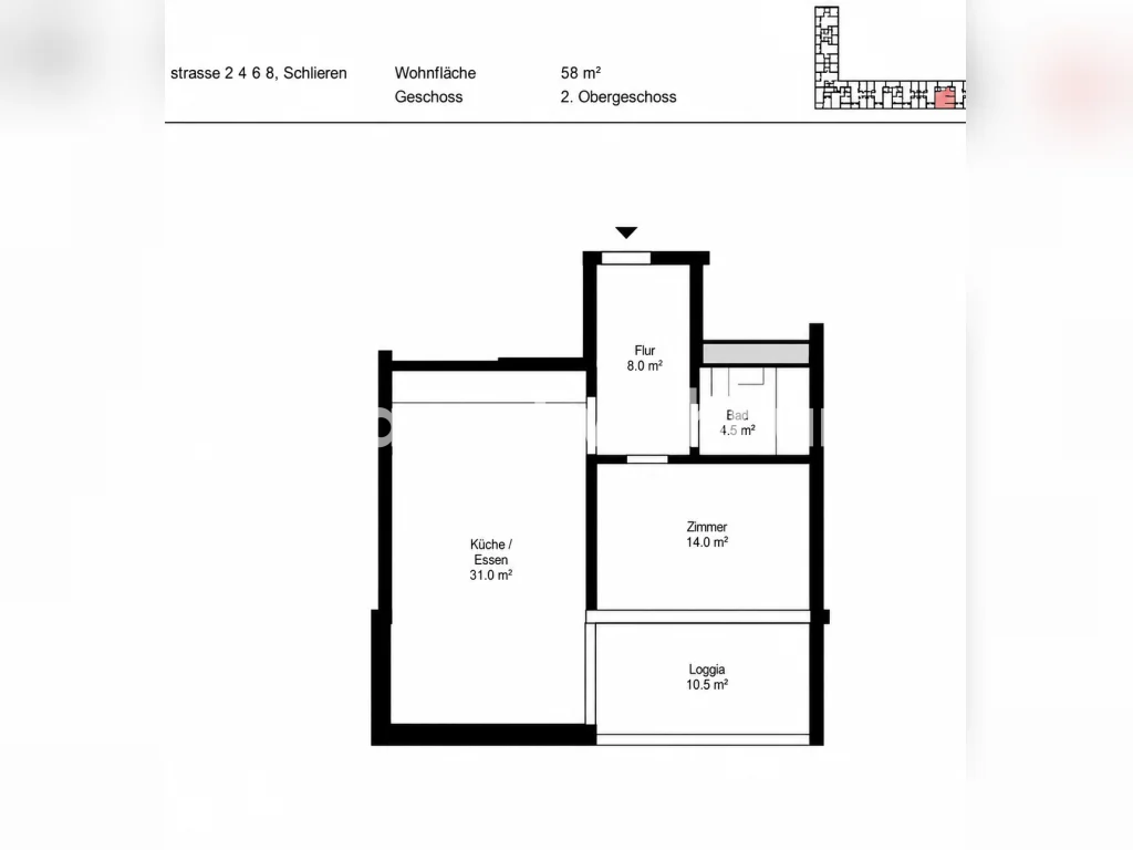 2 ½ rooms apartment