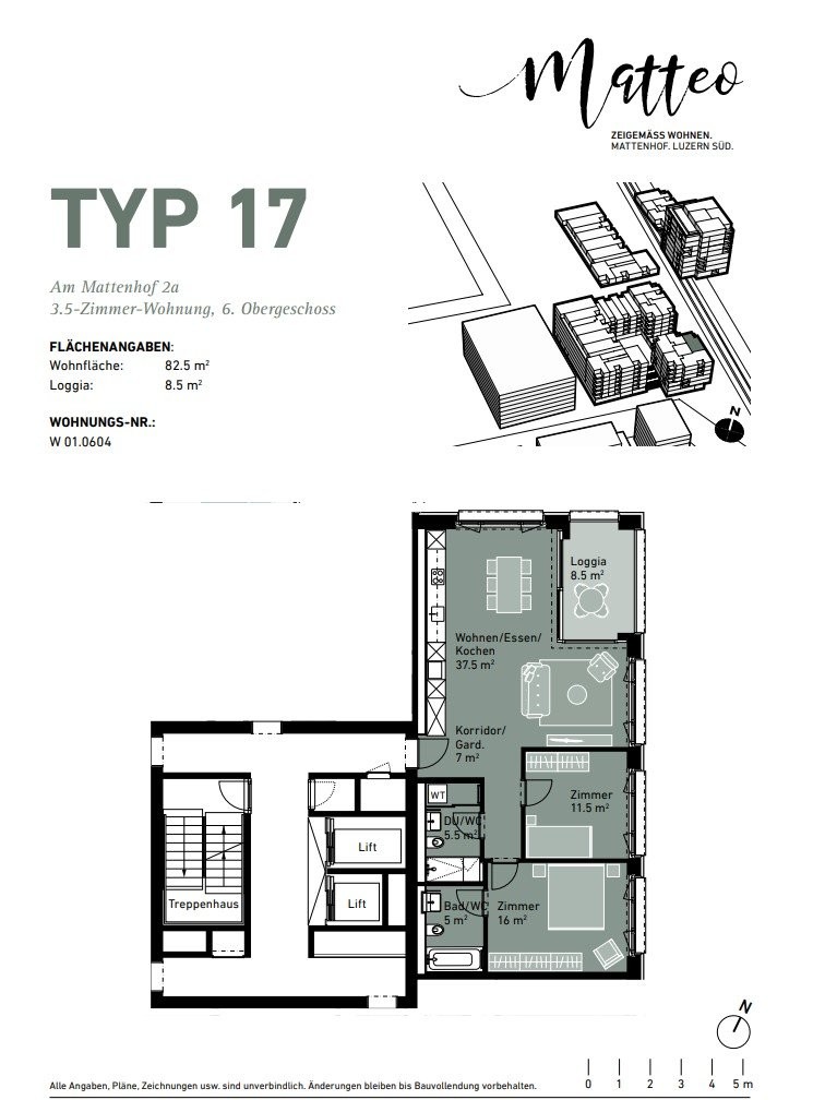 3 ½ rooms apartment