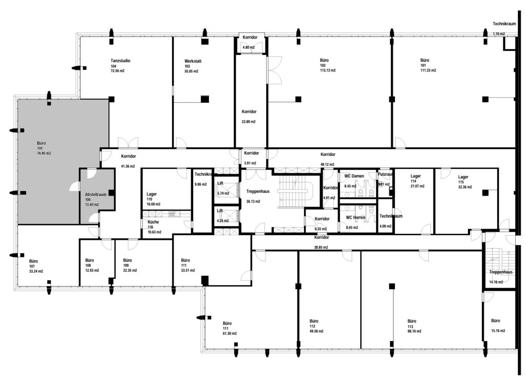 ufficio di 43m²