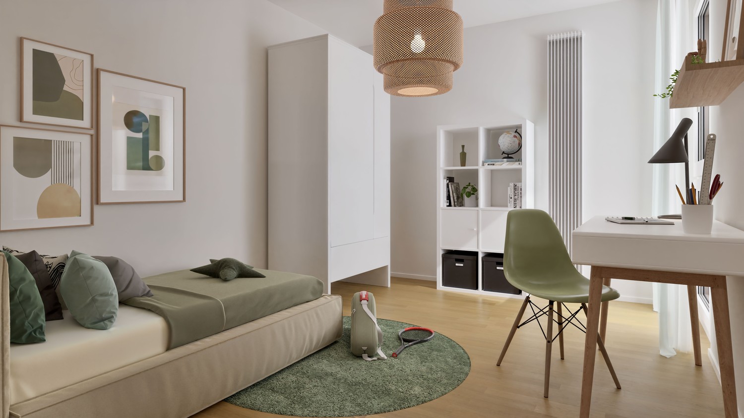 3 ½ pièces appartement mansardé