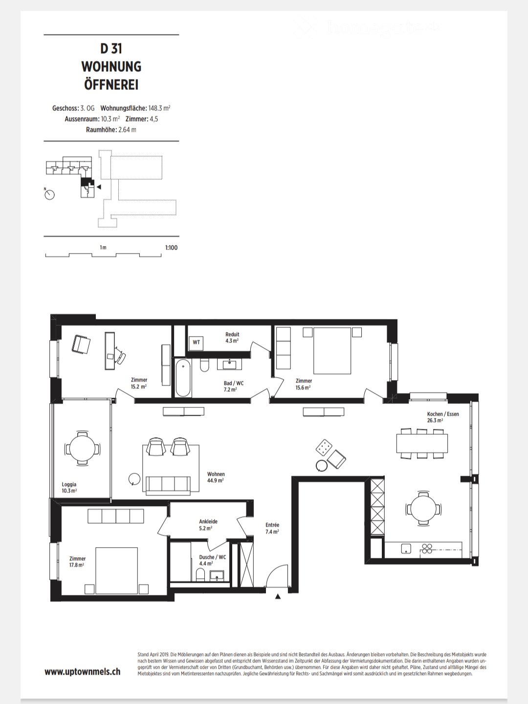 4 ½ rooms apartment, photo 5 sur 5