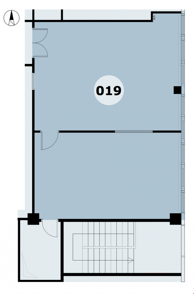 85m² office