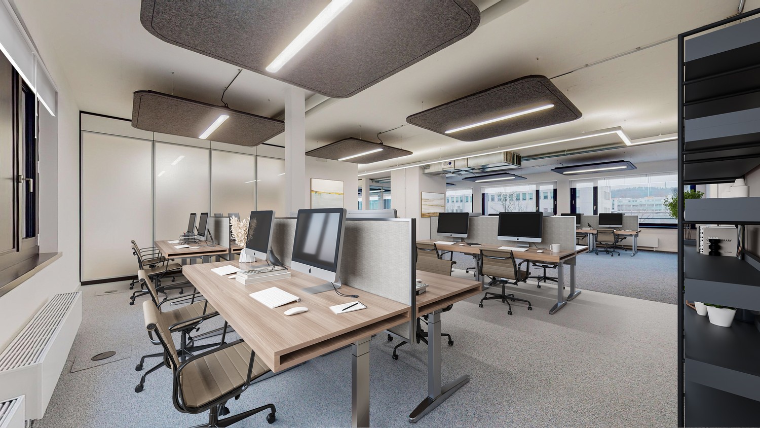 185m² office
