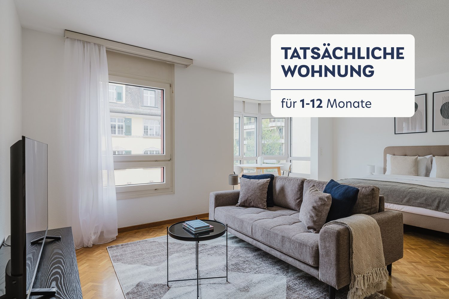 1 ½ rooms furnished flat, Foto 1 von 10