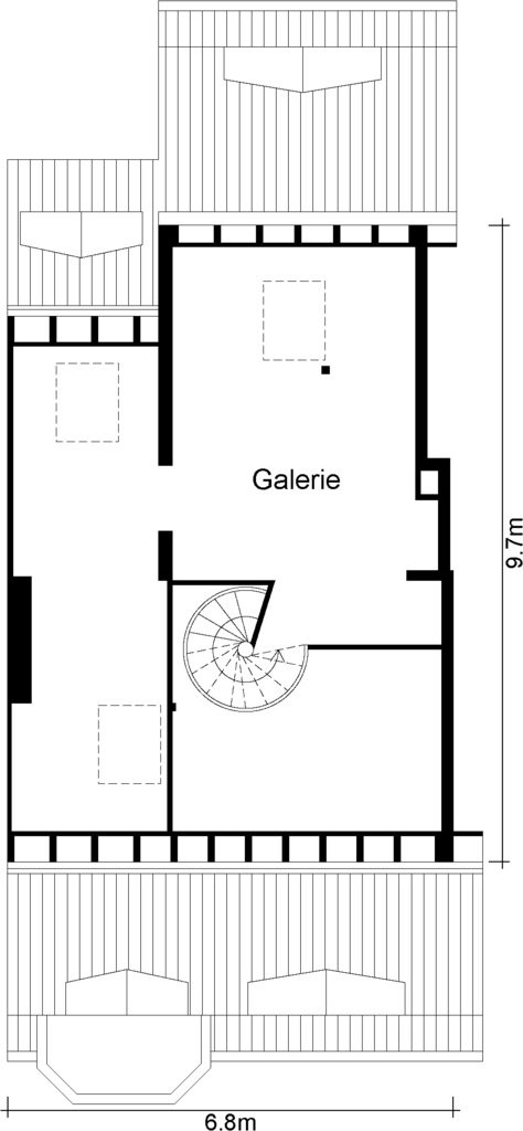 3 ½ pièces duplex