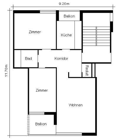3 rooms apartment