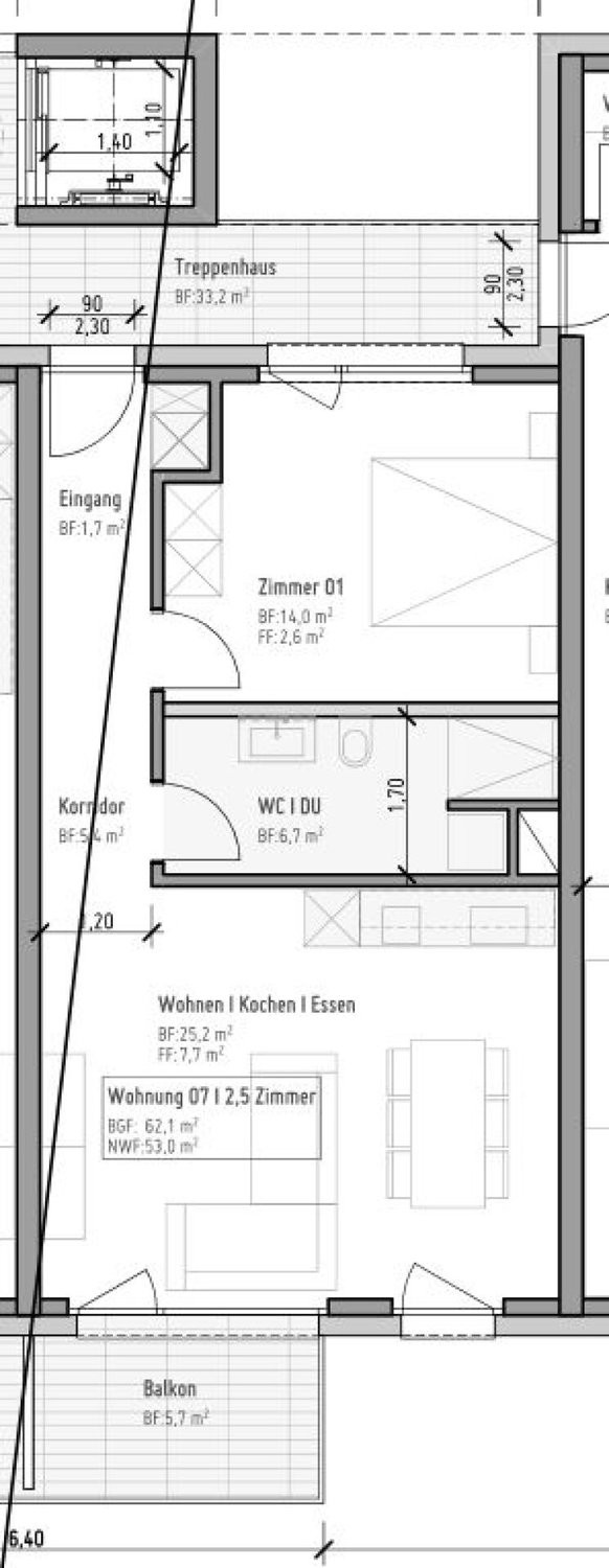 2 ½ rooms apartment, Foto 6 von 6