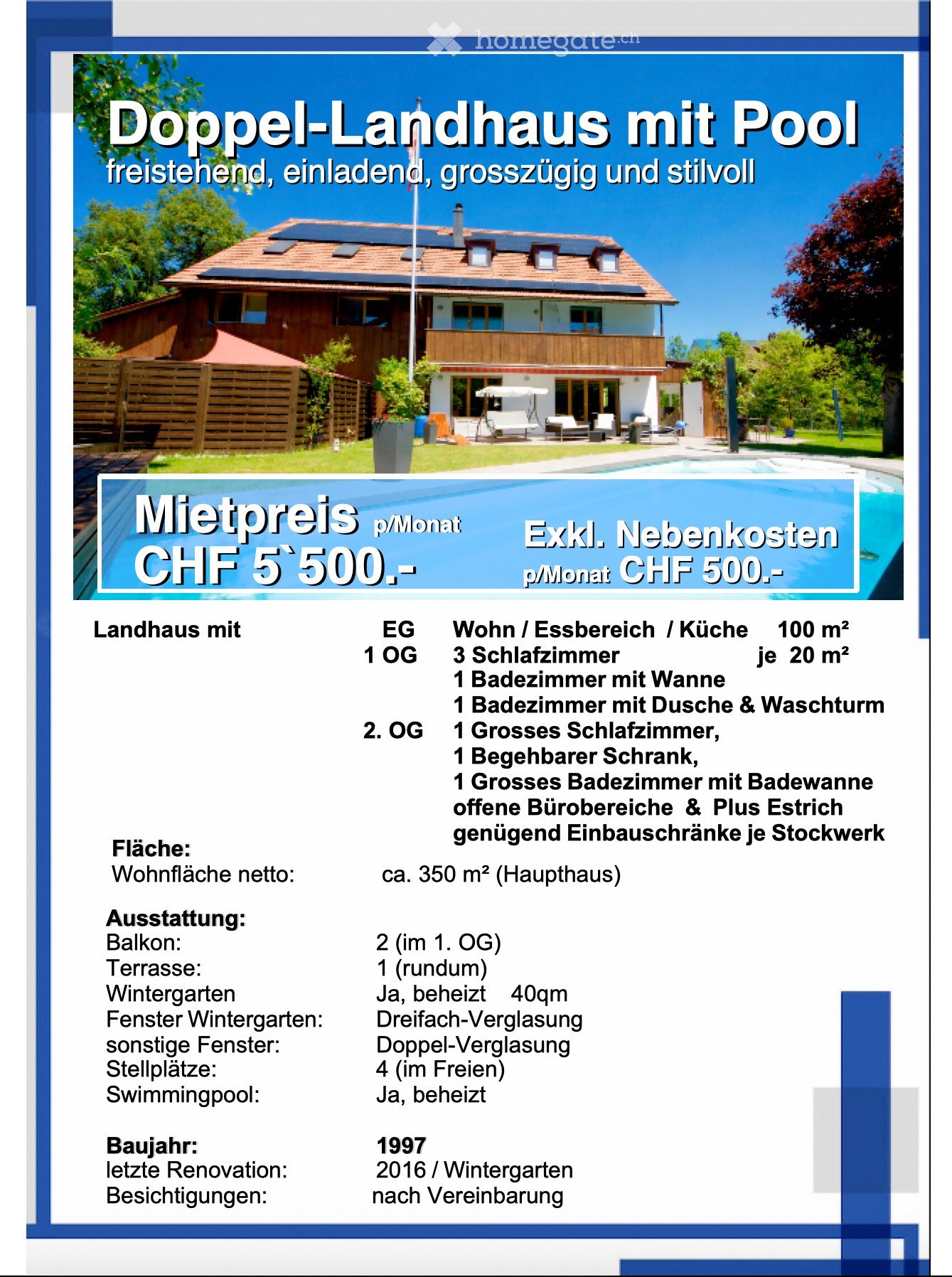 5 ½ rooms single house