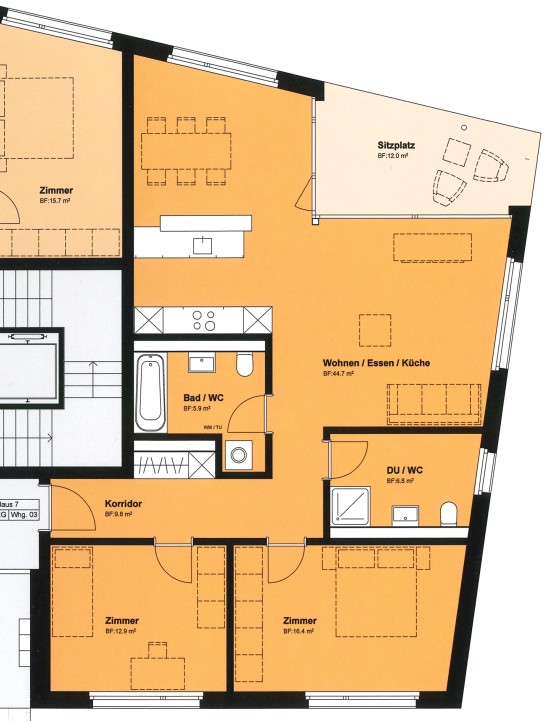 appartamento di 3 ½ locali
