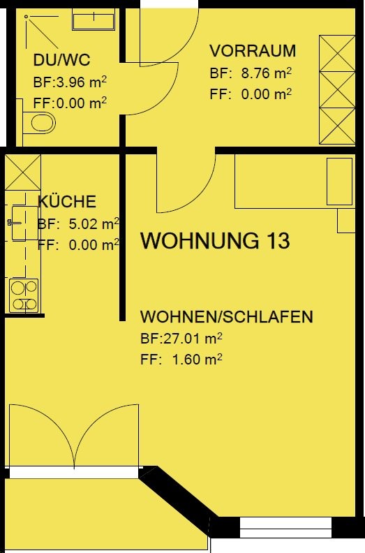 1 ½ rooms apartment, photo 6 of 6