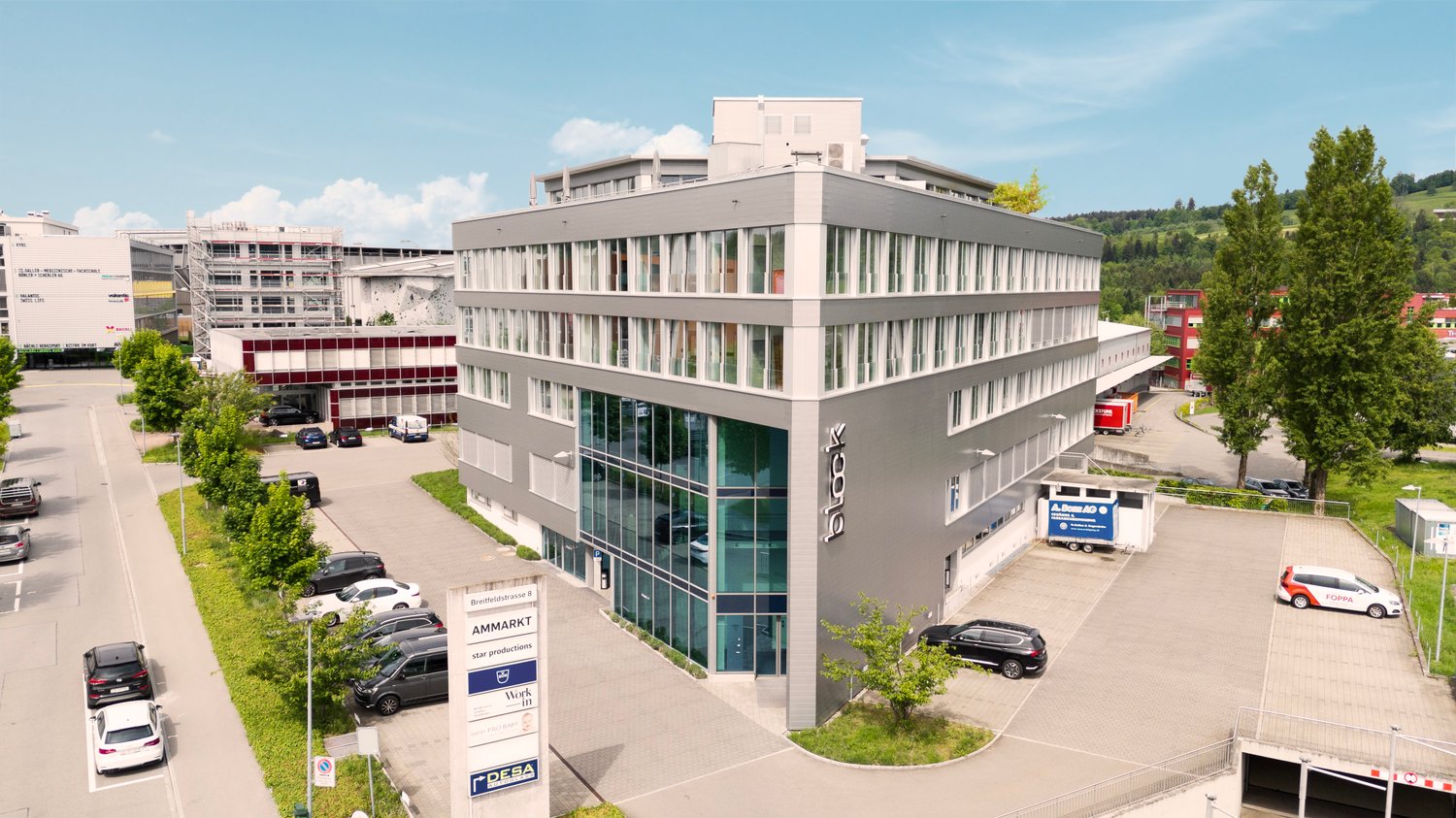 514m² de surface de stockage