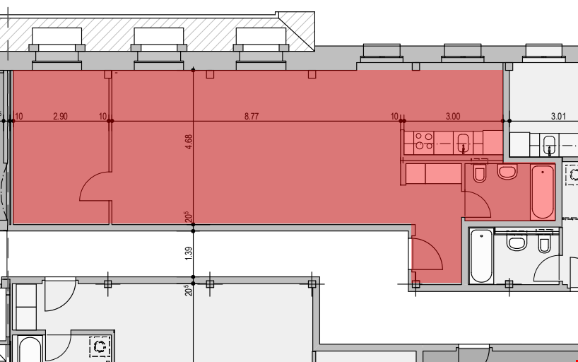 2 rooms apartment
