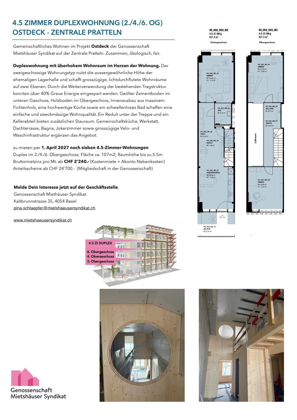 2 ½ rooms apartment