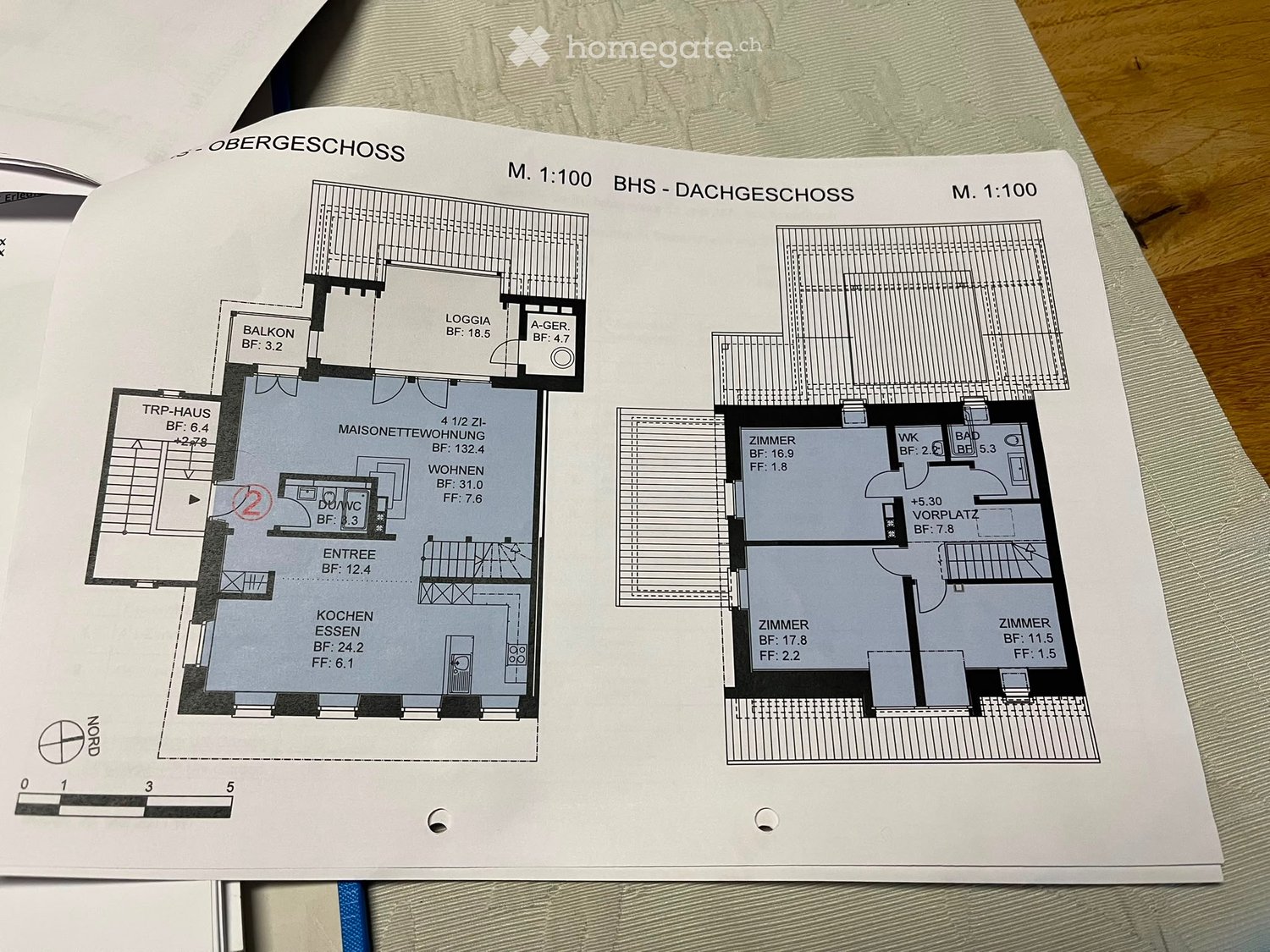 2 ½ rooms apartment