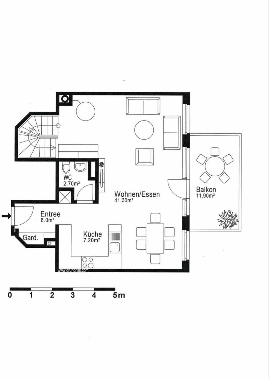 3 ½ rooms apartment