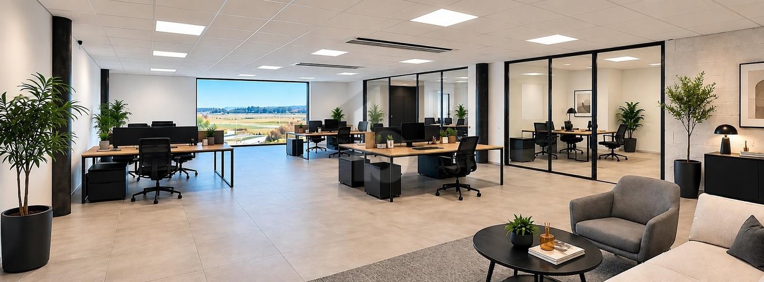 160m² office