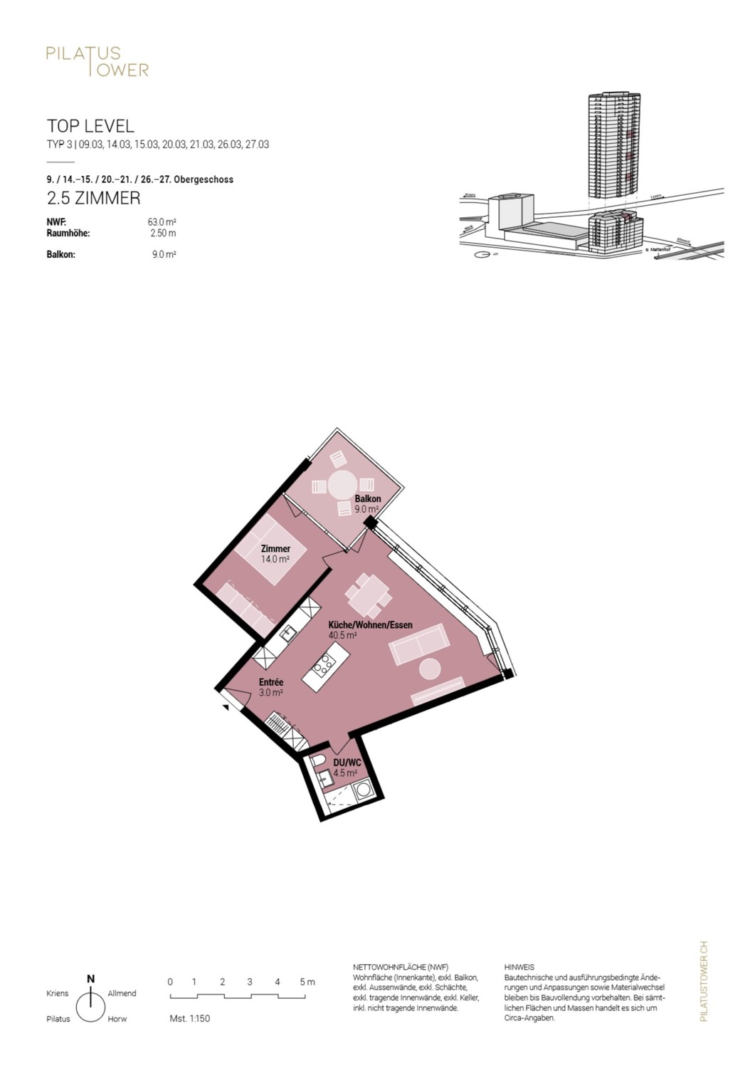Appartamento di 2 ½ locali