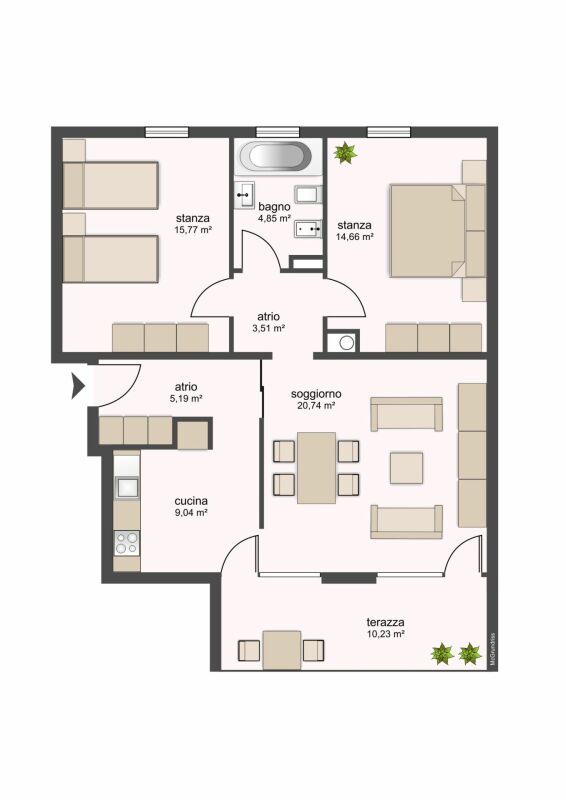 3 ½-Zimmer-Wohnung, Foto 5 von 10
