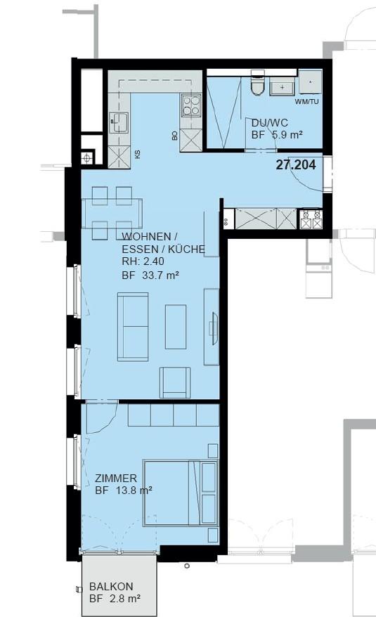 2 ½ rooms apartment, Foto 6 von 6