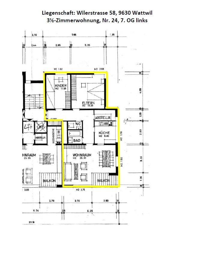 3 ½ rooms apartment