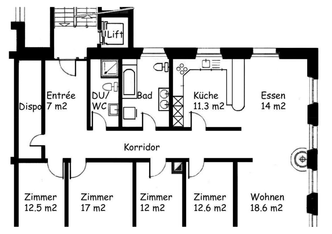 5 ½ rooms apartment, Foto 10 von 10
