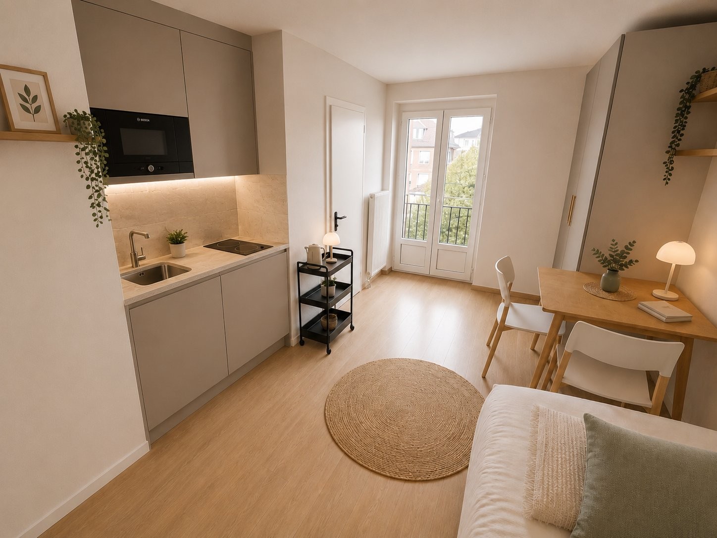 1 ½ rooms apartment