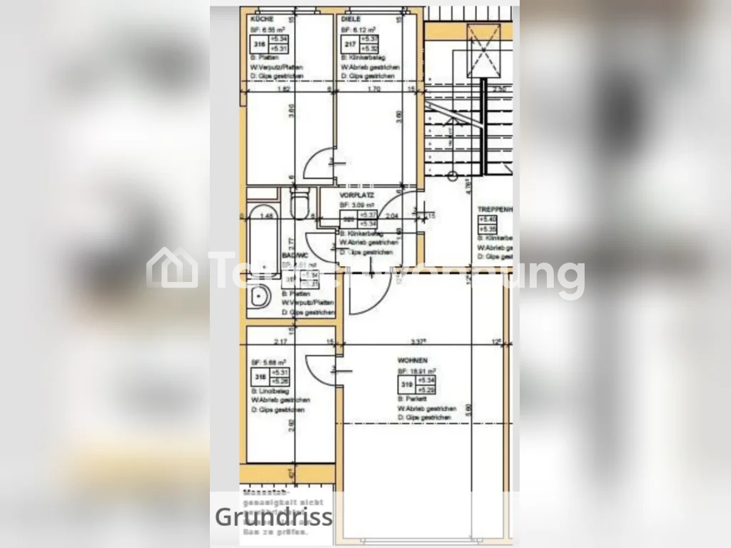 1 pièce appartement mansardé