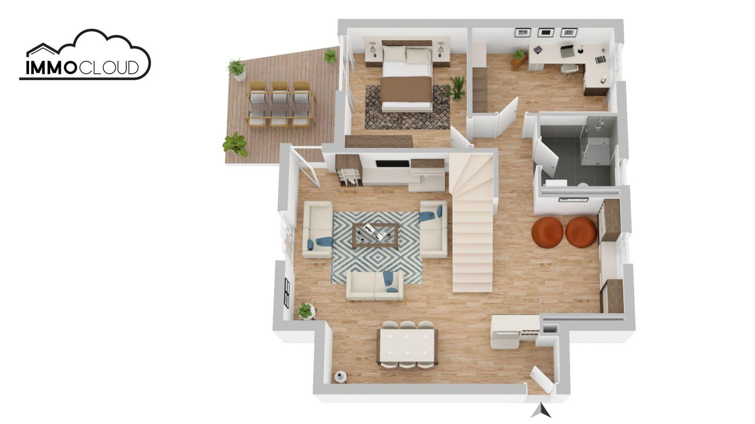 3 ½ Zimmer Duplex