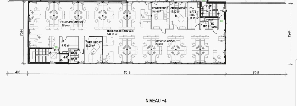 460m² ufficio